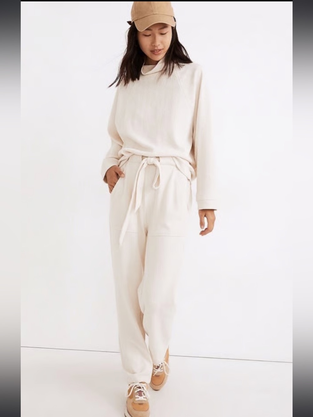 EUC Madewell Brushed Jacquard Sweater and Pant Set